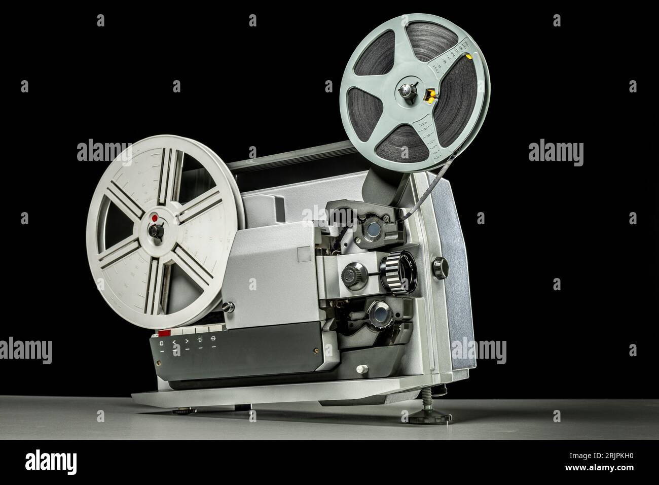 Vintage home movie film projector isolated Stock Photo - Alamy