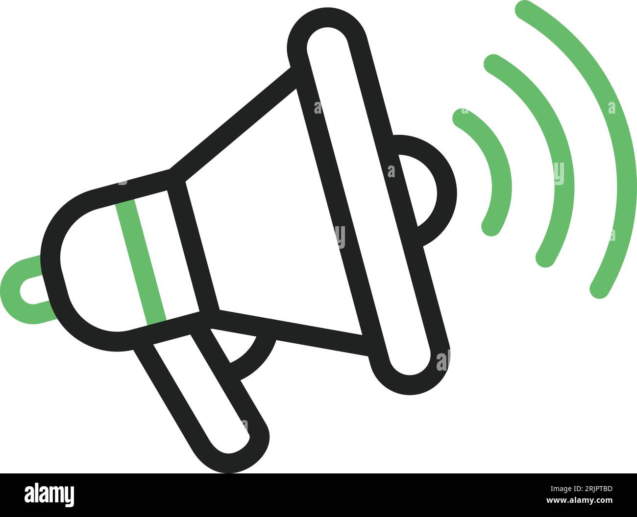 Announcement Icon image. Suitable for mobile application. Stock Vector