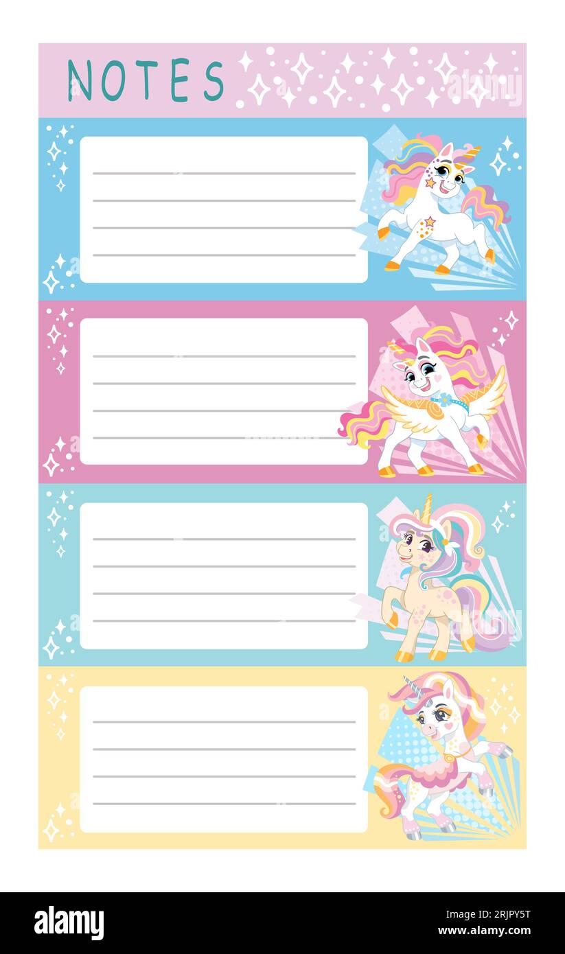 My Sticker Book: Blank Sticker Collection Book for Kids Unicorn