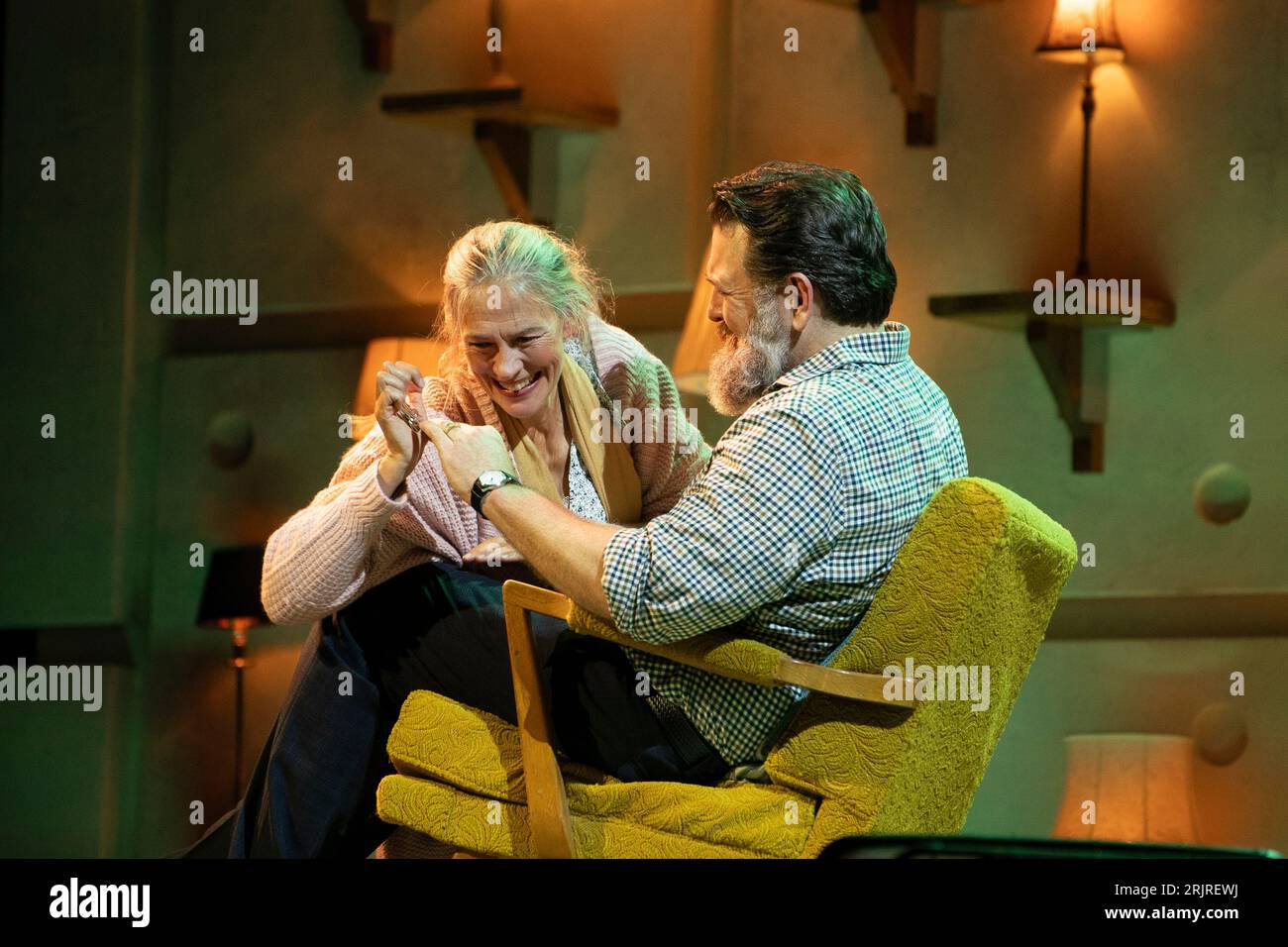 Edinburgh, Scotland, UK. 23rd August 2023. Scenes from dress rehearsal of  the Edinburgh International Festival production of Bluebeard's Castle at  Church Hill Theatre in Edinburgh. The opera is performed by Theatre of, image size:1300x956