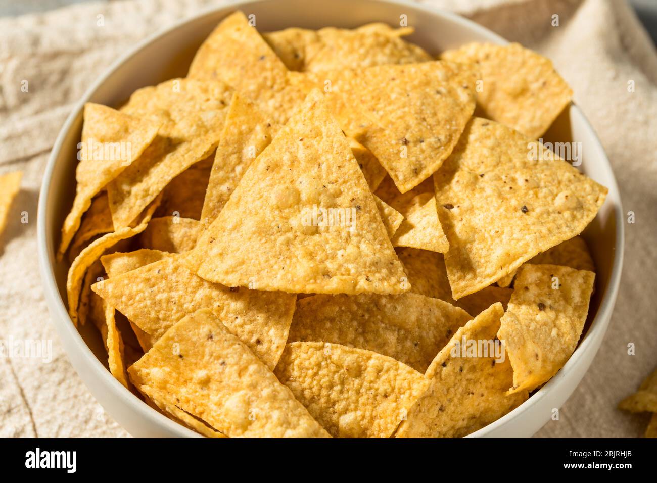 Triangle chips tortilla corn hi-res stock photography and images - Alamy