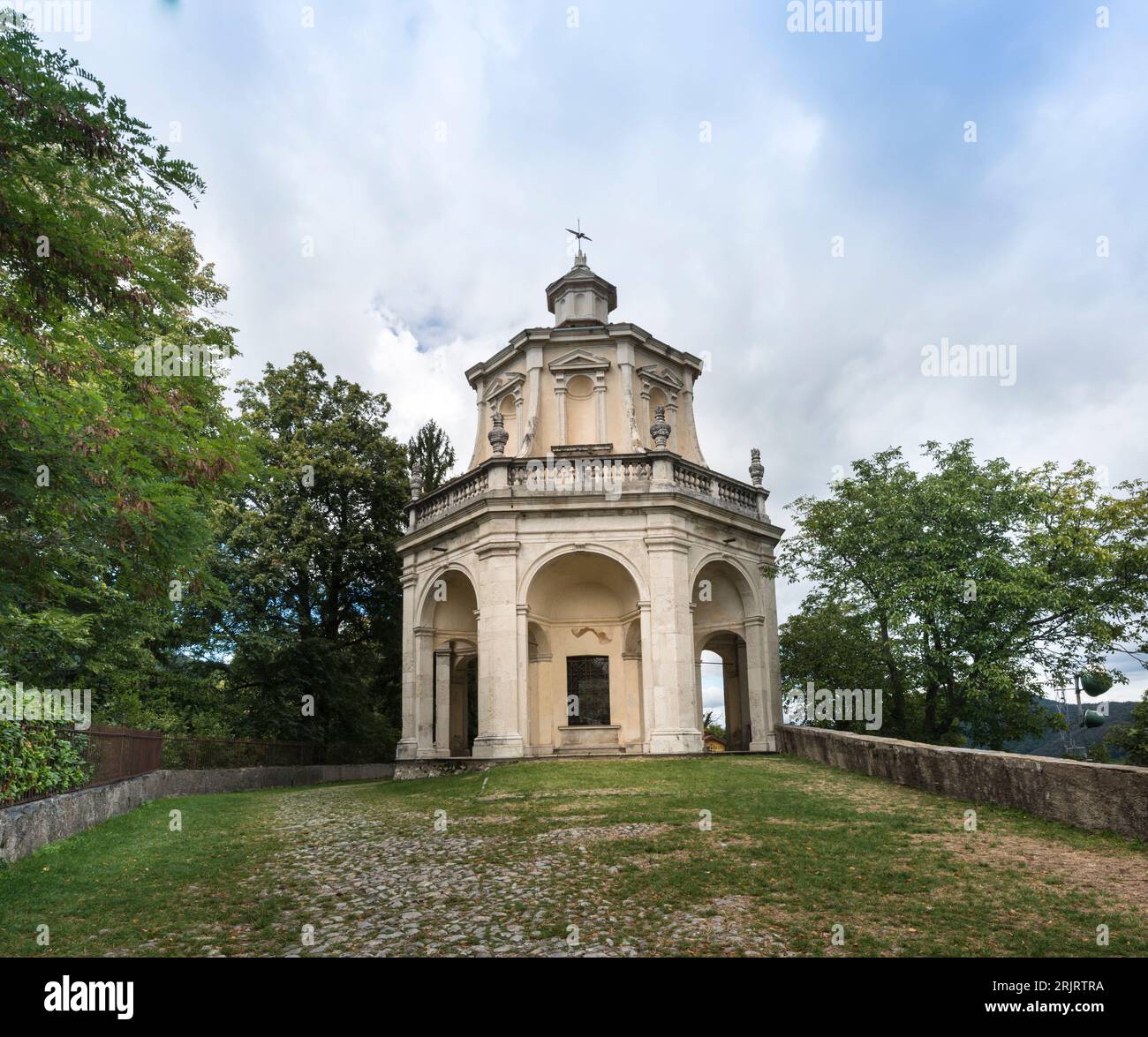 The miracle of Pentecost. Thirteenth chapel on the pilgrimage to the Sanctuary of Santa Maria del Monte on the Sacro Monte di Varese  Italy, Lombardia Stock Photo