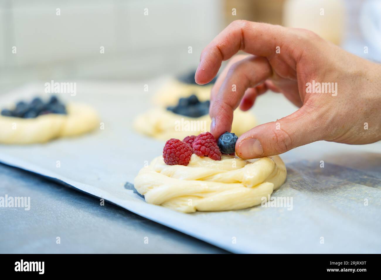 Blueberries sprinkle hi-res stock photography and images - Alamy