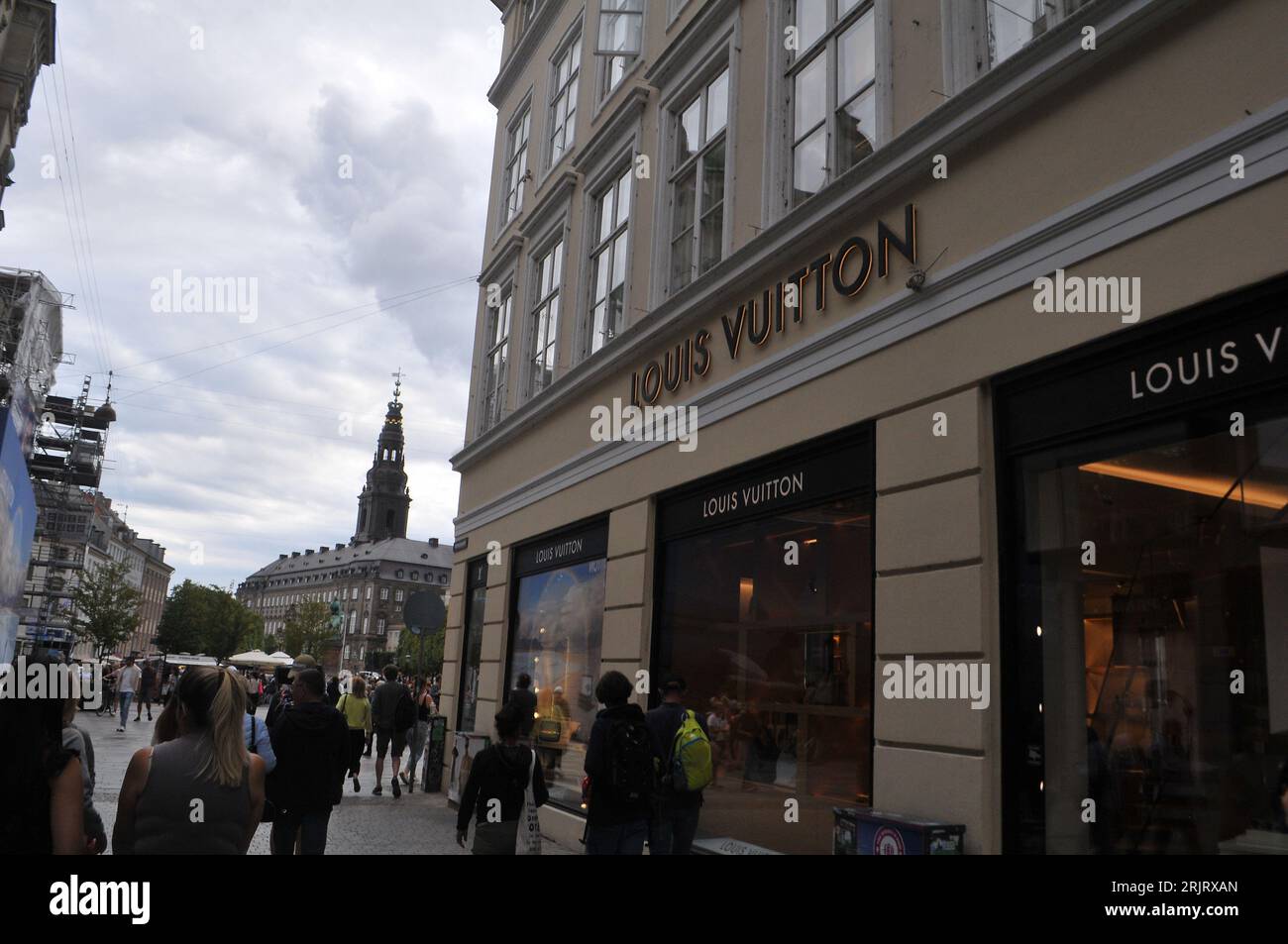 23 August 2023/ Louis Vuittons store on stroeget in danish capital ...