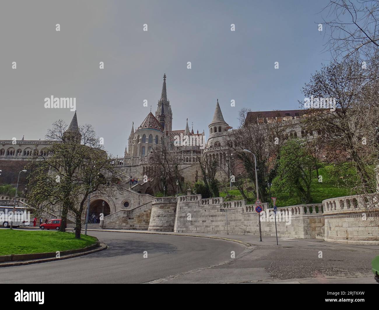 Budapest, Hungary - 03 04 2011: historical building in Budapest, the capital of Hungary. Stock Photo