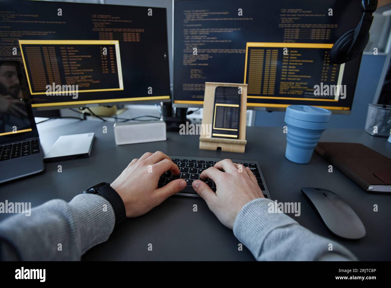 Professional typing hi-res stock photography and images - Alamy