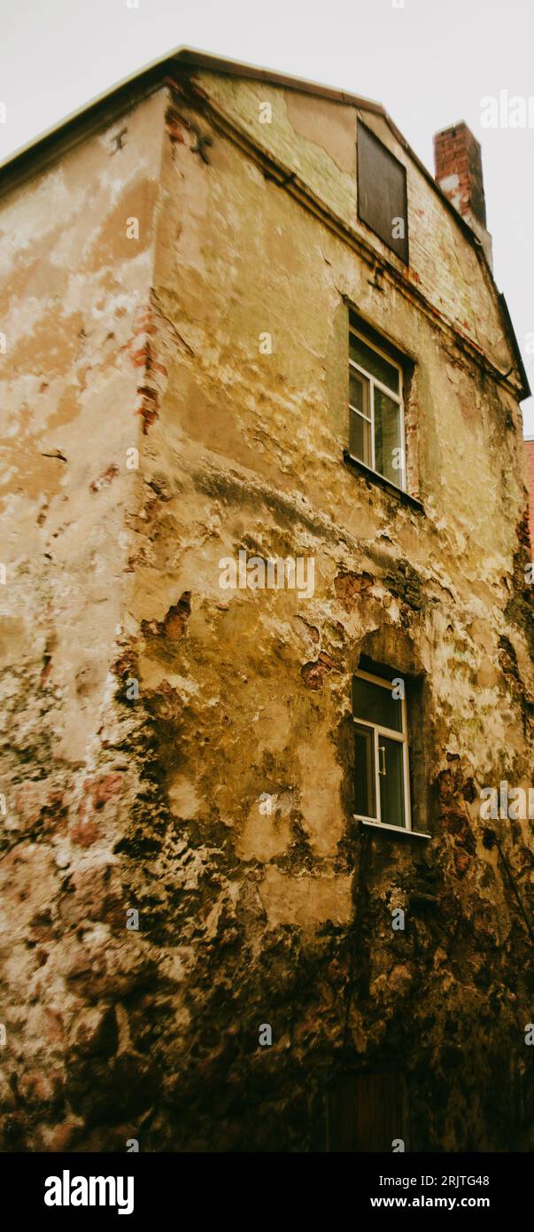 The oldest residential building in Russia, which features a decayed ...