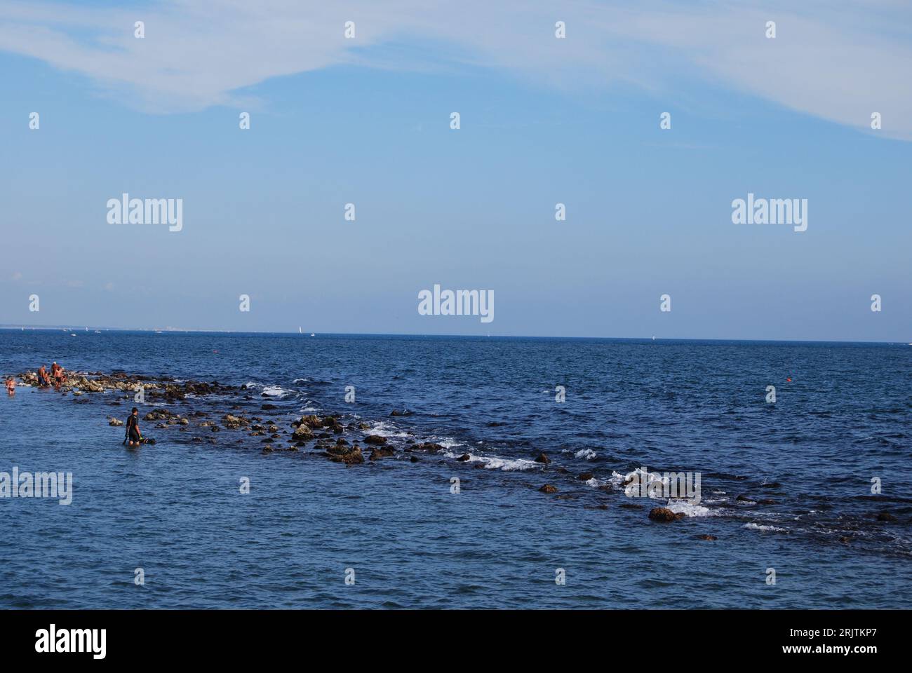 At the sea in the summer season, Italy Stock Photo