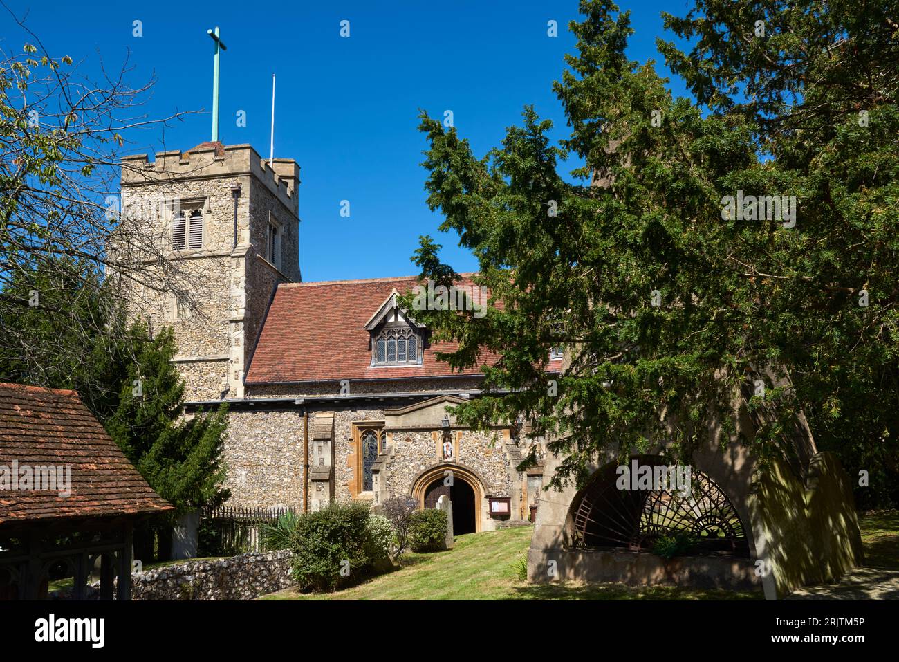 The historic church of St John the Baptist, Pinner, Middlesex, Greater