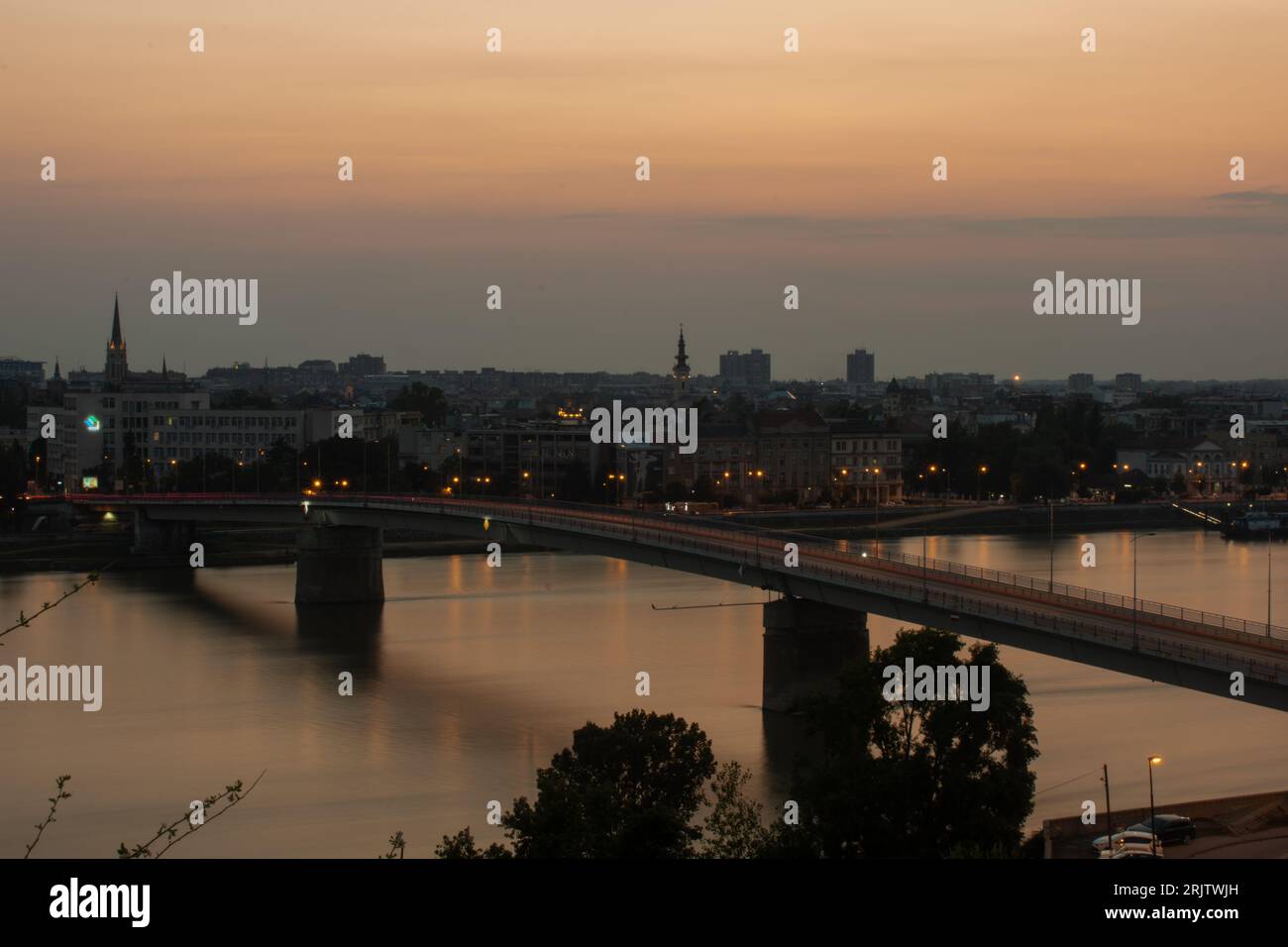 Panorama of Titel City in Vojvodina, Serbia. Editorial Stock Photo - Image  of modern, blue: 189351918