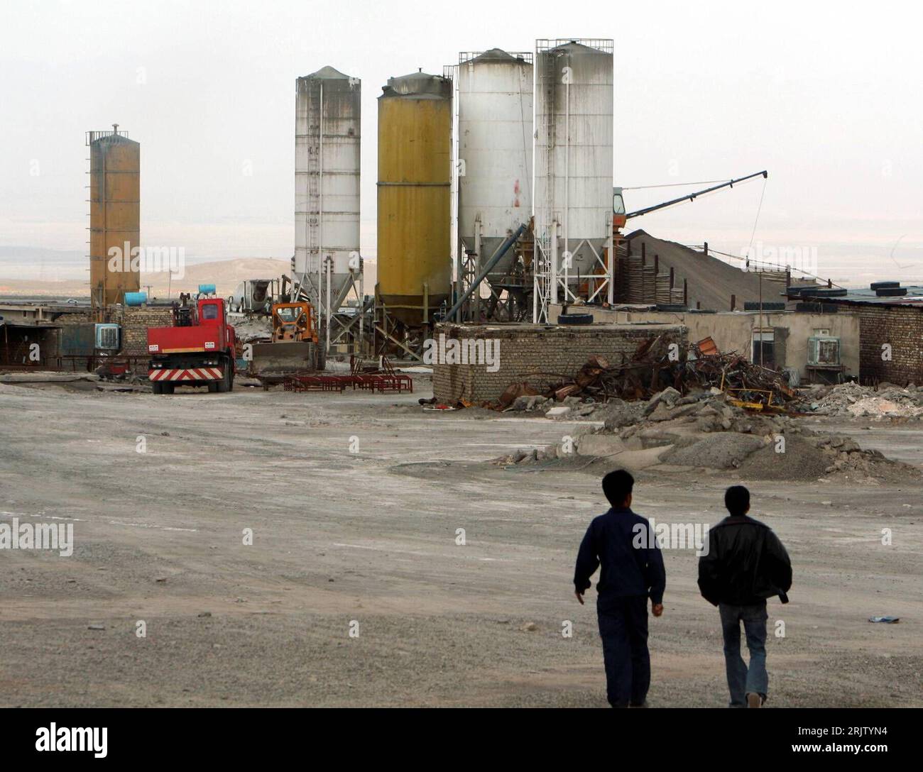 Baustelle in der Uran-Anreicherungsanlage in Natanz - Iran - PUBLICATIONxNOTxINxCHN Stock Photo