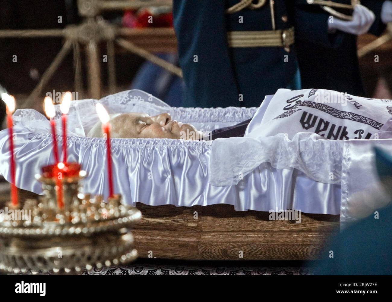 Trauerfeier für Boris Jelzin RUS in der Christ Erlöser Kathedrale in Moskau PUBLICATIONxNOTxINxCHN Stock Photo