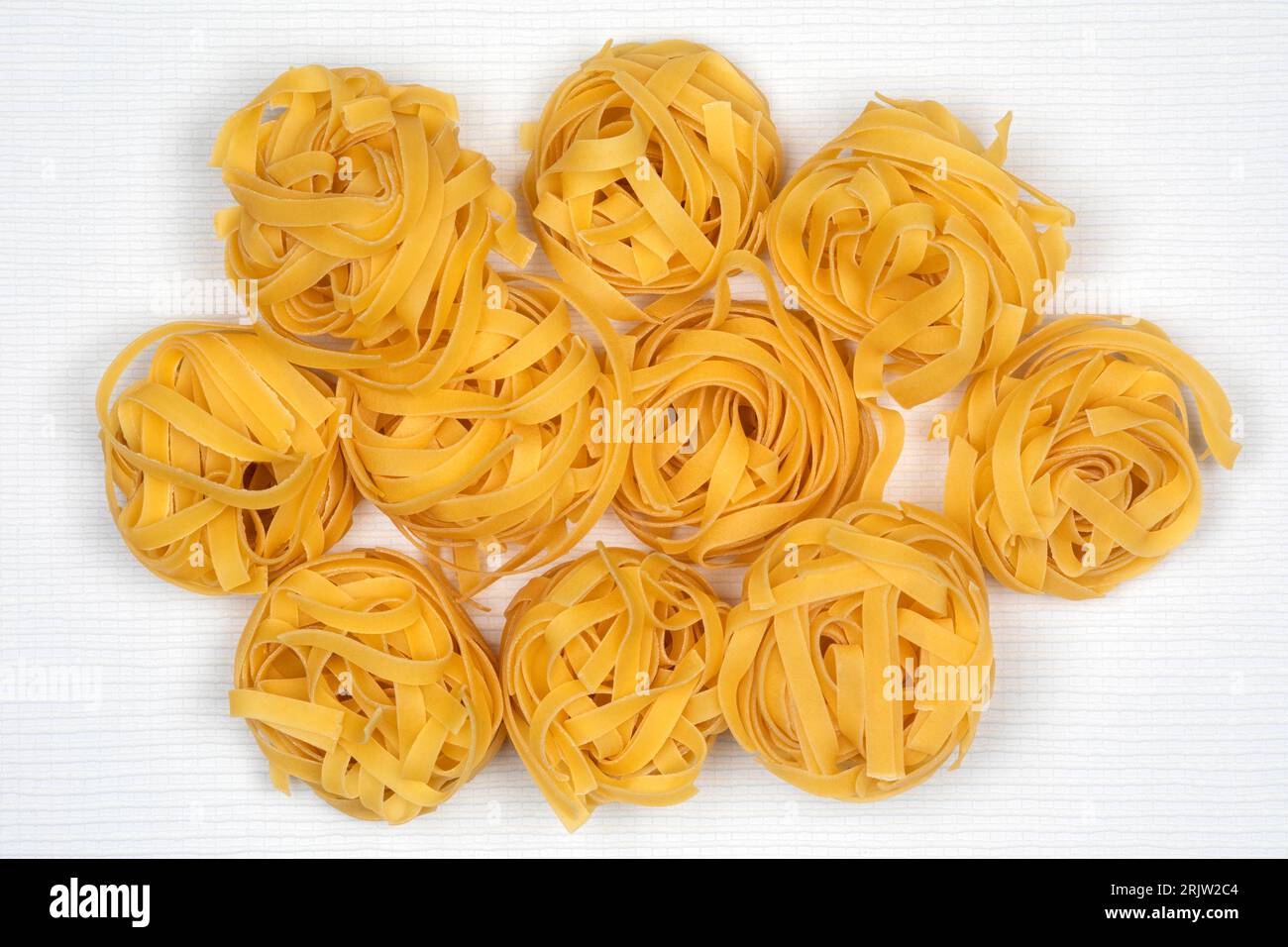 Dried Italian Pasta Tagliatelle Pasta Stock Photo Alamy