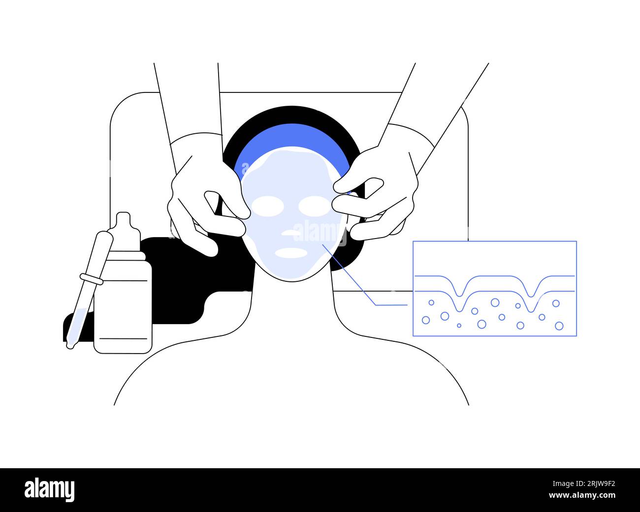 Chemical peel abstract concept vector illustration Stock Vector Image ...