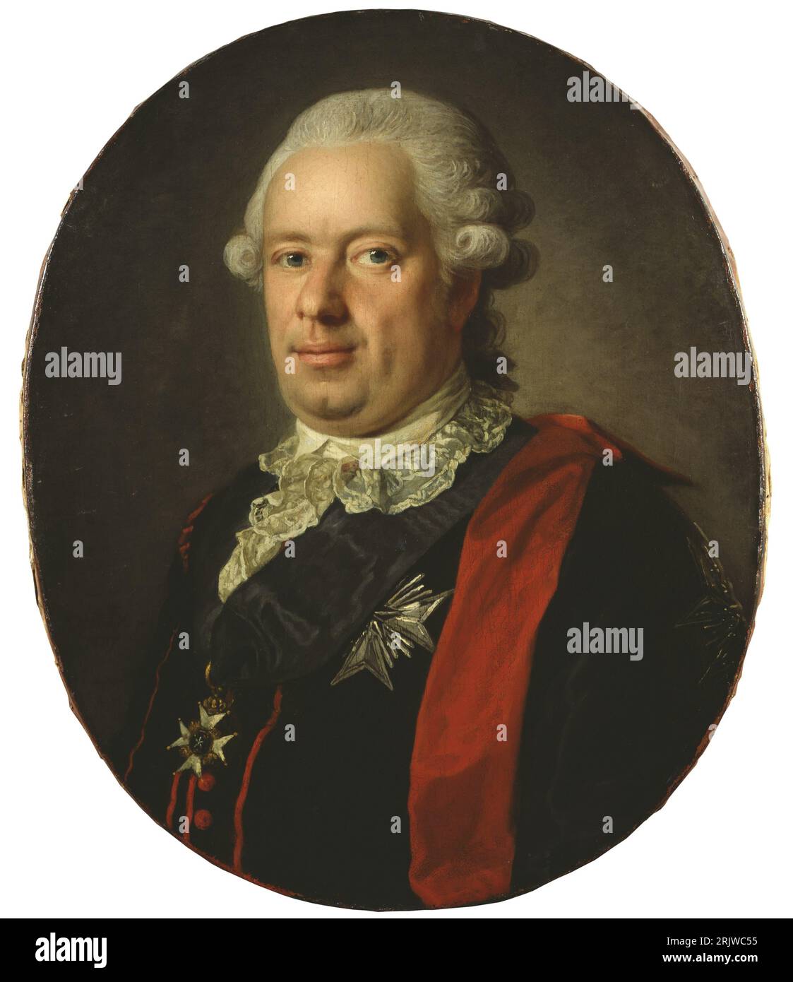 Elis Schröderheim, 1747-1795, ämbetsman 1787 by Per Krafft the Elder Stock Photo