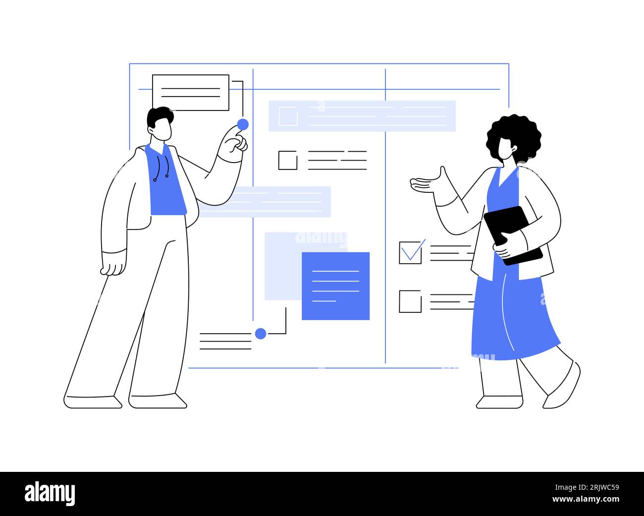 Using charts Stock Vector Images - Alamy