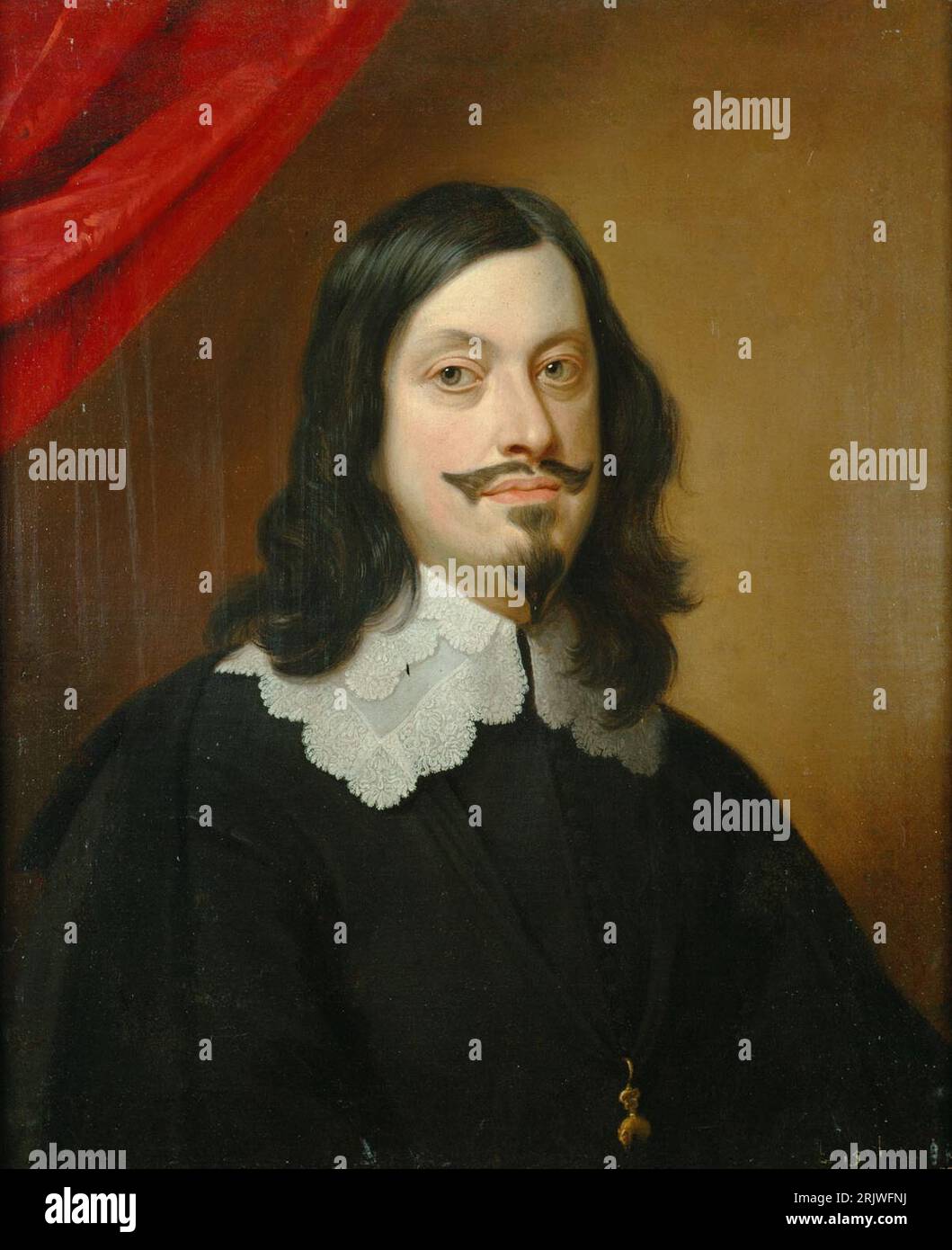 Portrait of Emperor Ferdinand III (1608-1657) circa 1643 by Jan van den Hoecke Stock Photo