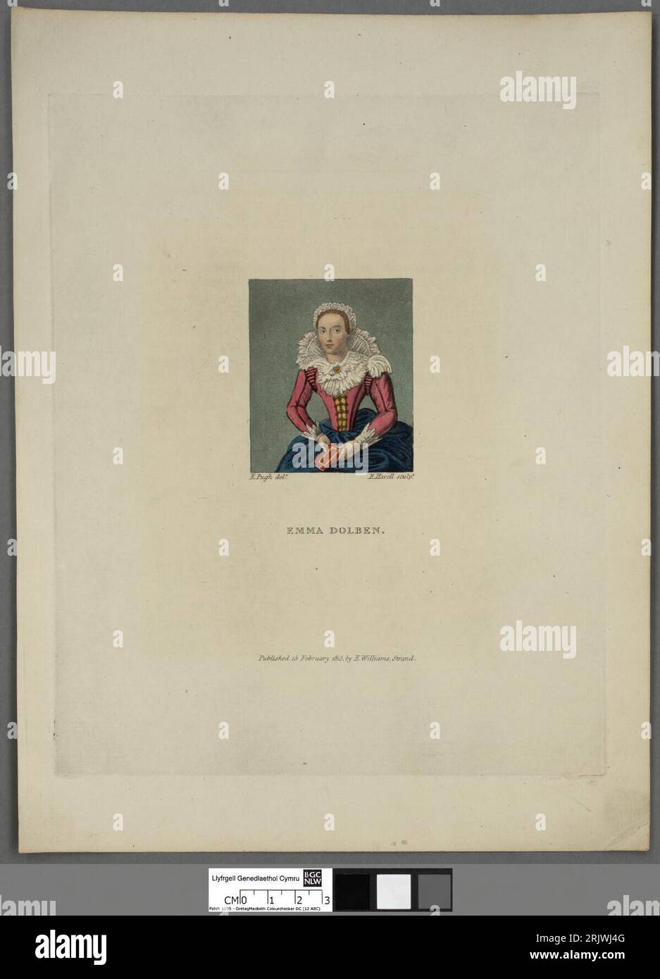 Emma Dolben 1815 by Robert Havell senior Stock Photo