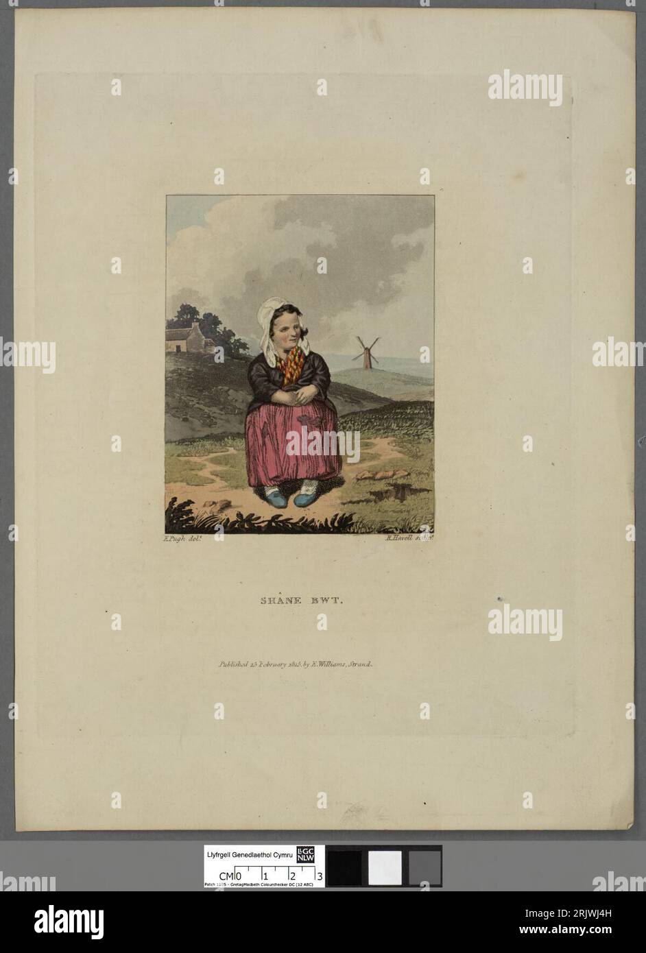 Shâne Bwt 1815 by Robert Havell senior Stock Photo