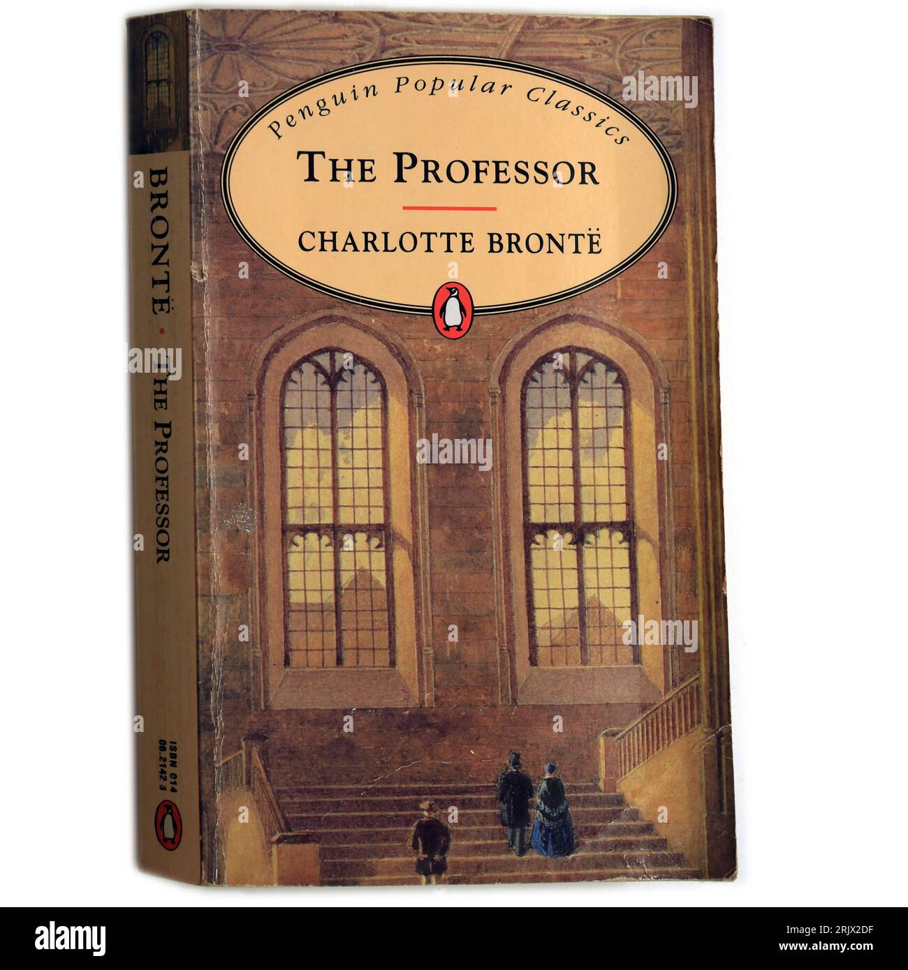 The Professor by Charlotte Bronte. Book cover. Studio set up. Stock Photo