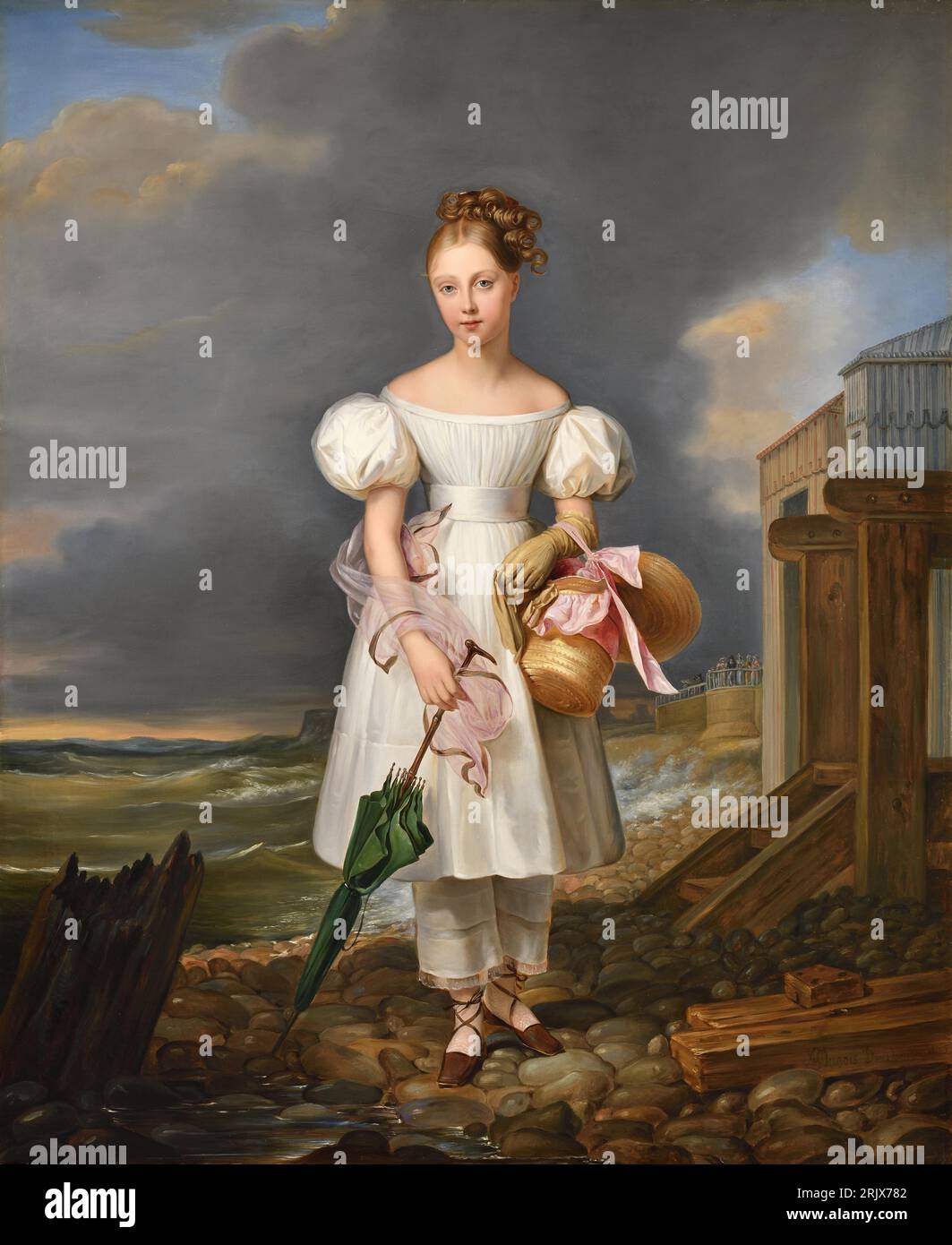 Portrait of the Young Princess Louise d'Artois, Daughter of the Duchess