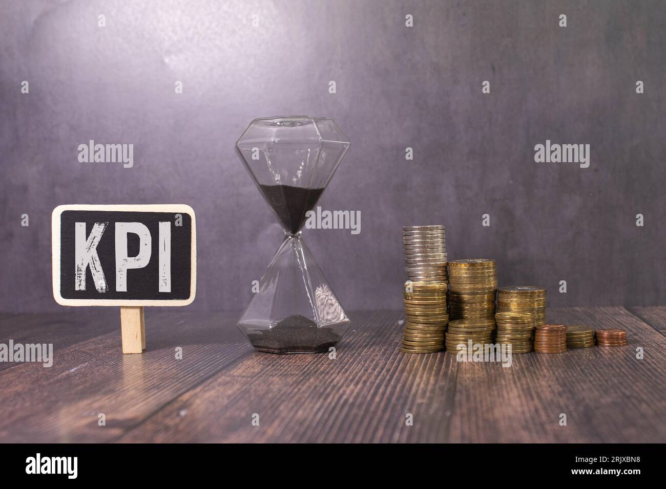 Kpi Building Blocks Word KPI made with wood building blocks,stock image Stock Photo - Alamy