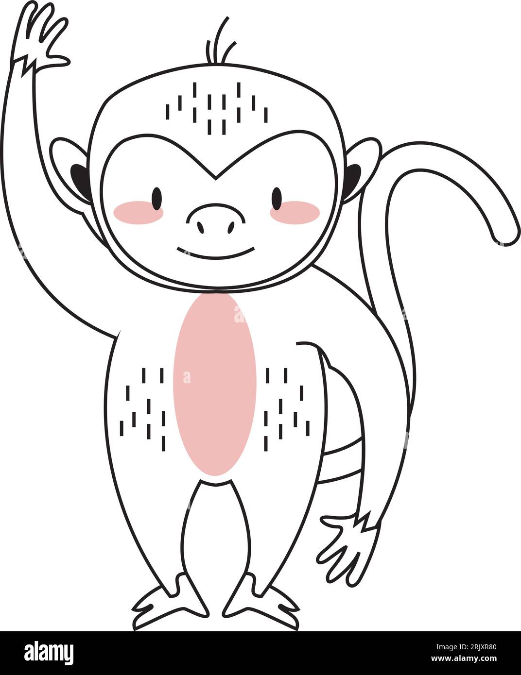 cute monkey design Stock Vector Image & Art - Alamy