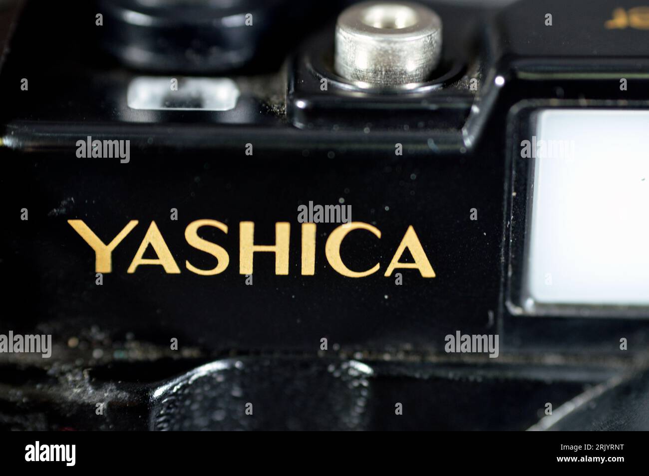 Giza, Egypt, August 12 2023 Yashica brand from old Camera, Yashica was