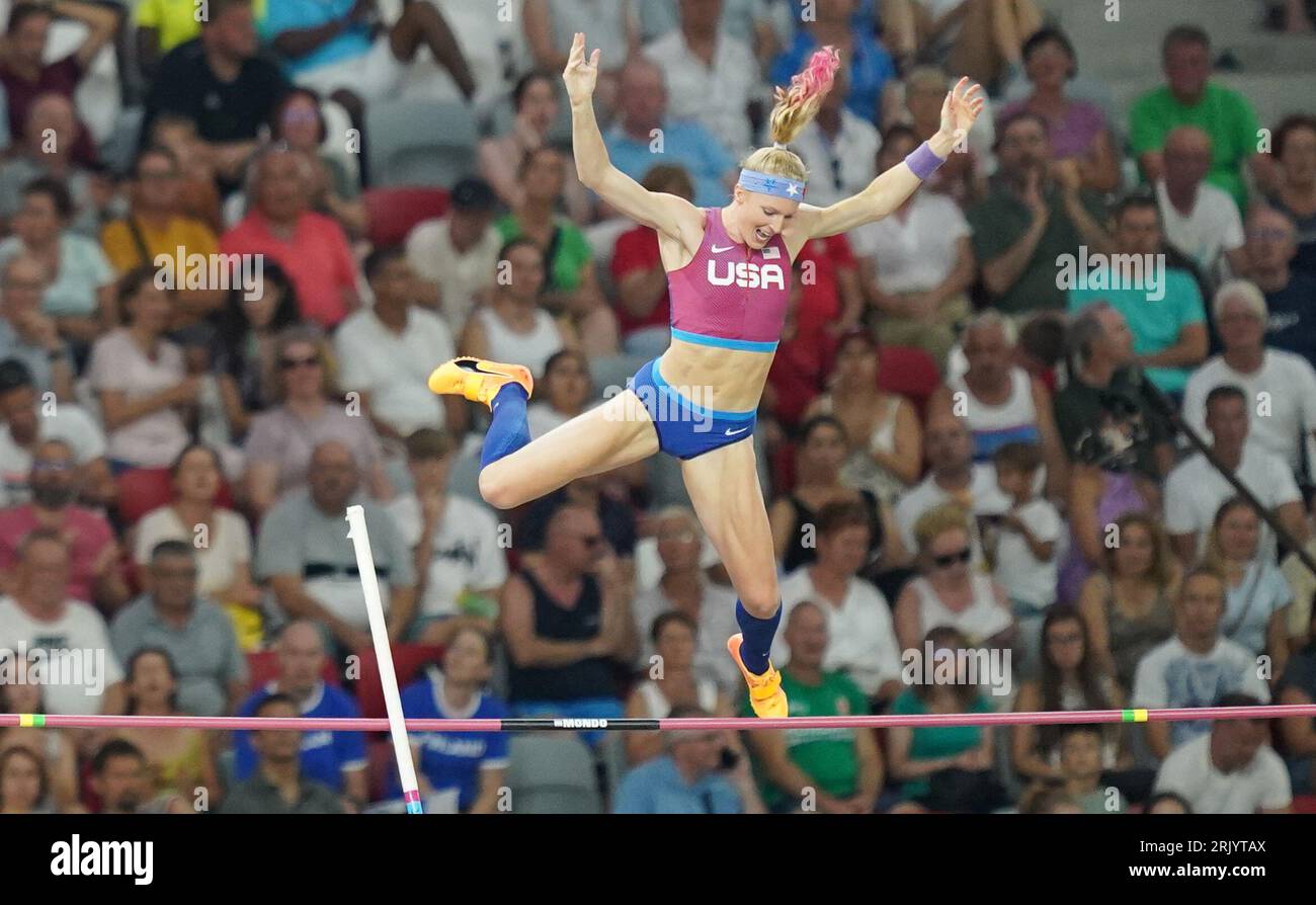 Budapest, Hungary. 23rd Aug, 2023. Athletics World Championships, Pole