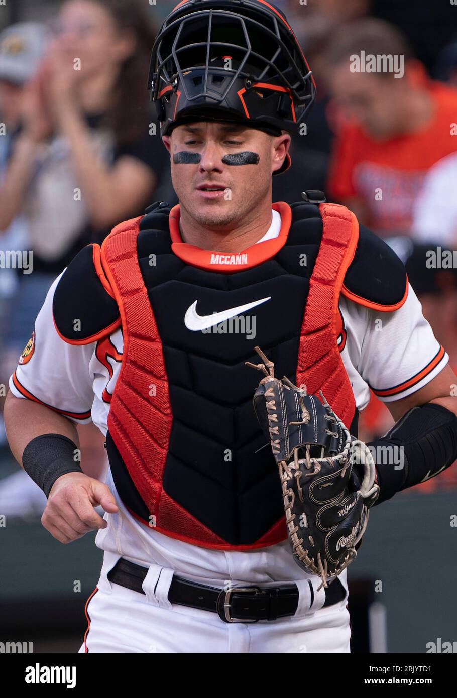 Baltimore orioles catcher james mccann hires stock photography and
