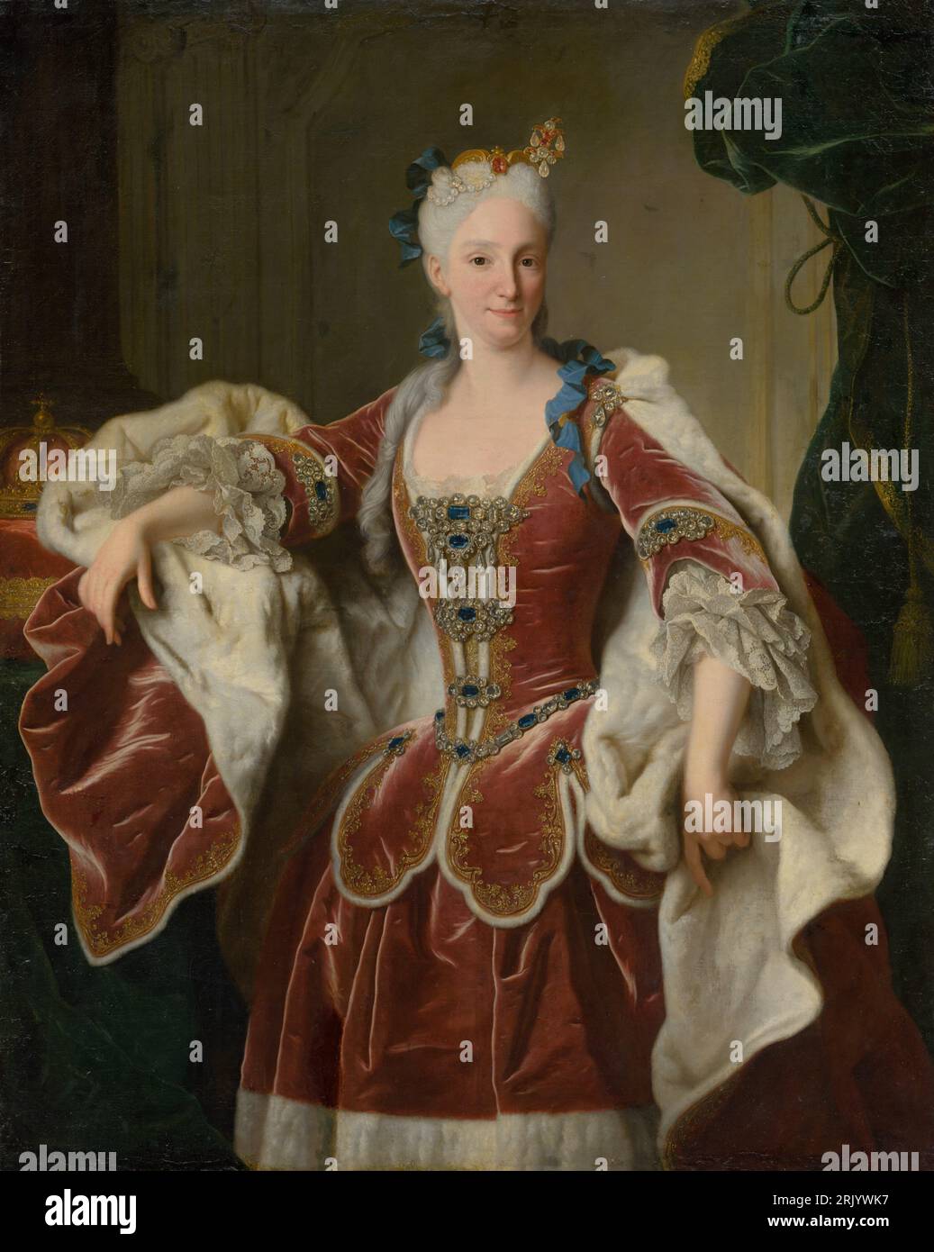Elisabeth Farnese 1723 by Jean Ranc Stock Photo