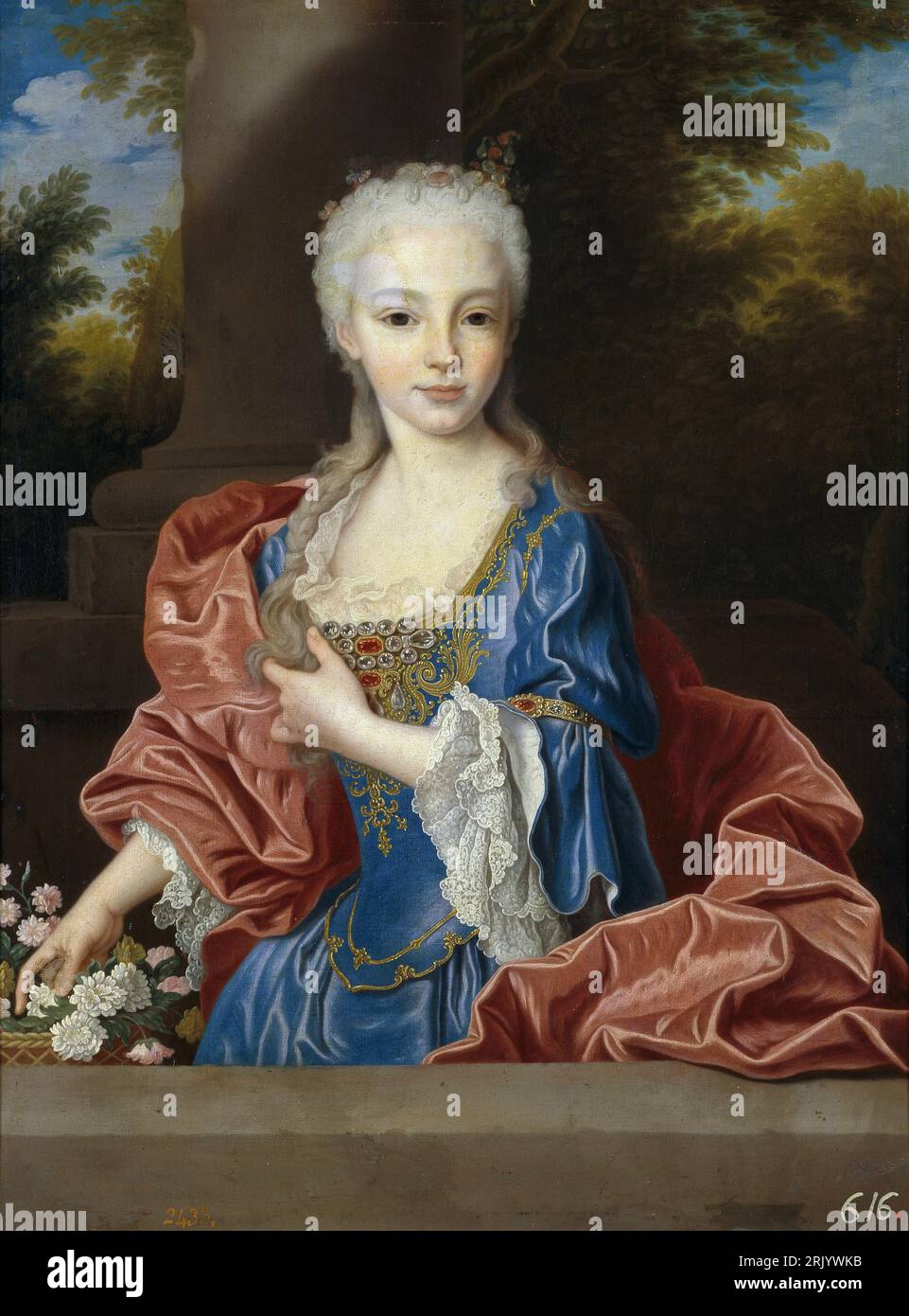 María Ana Victoria de Borbón between 1725 and 1728 by Jean Ranc Stock Photo  - Alamy