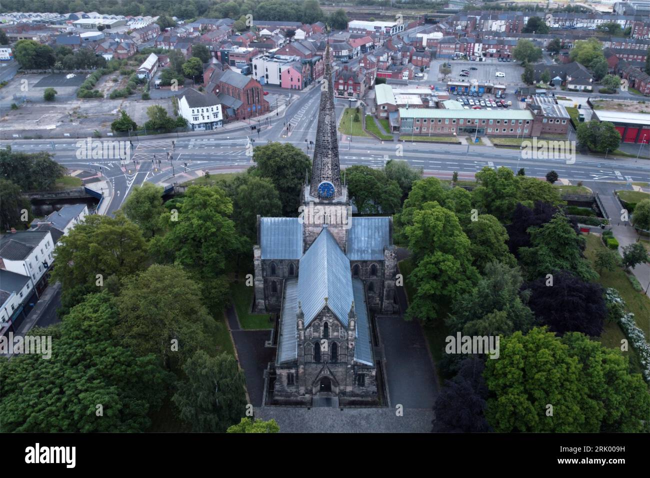 St Cuthberts church Darlington Stock Photo Alamy