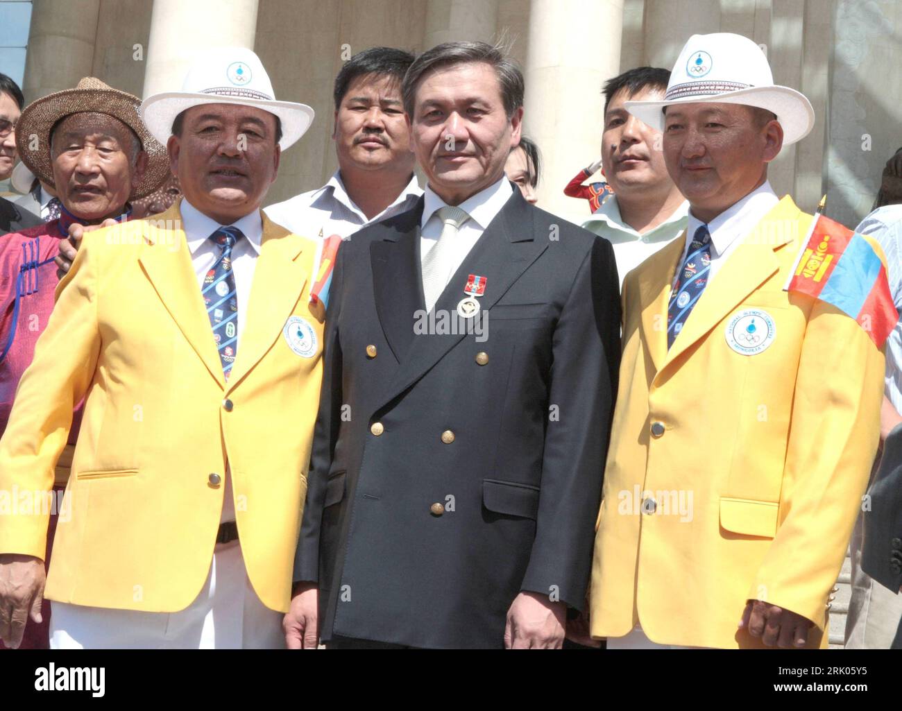 With the president of mongolia nambaryn enkhbayar hi-res stock photography  and images - Alamy