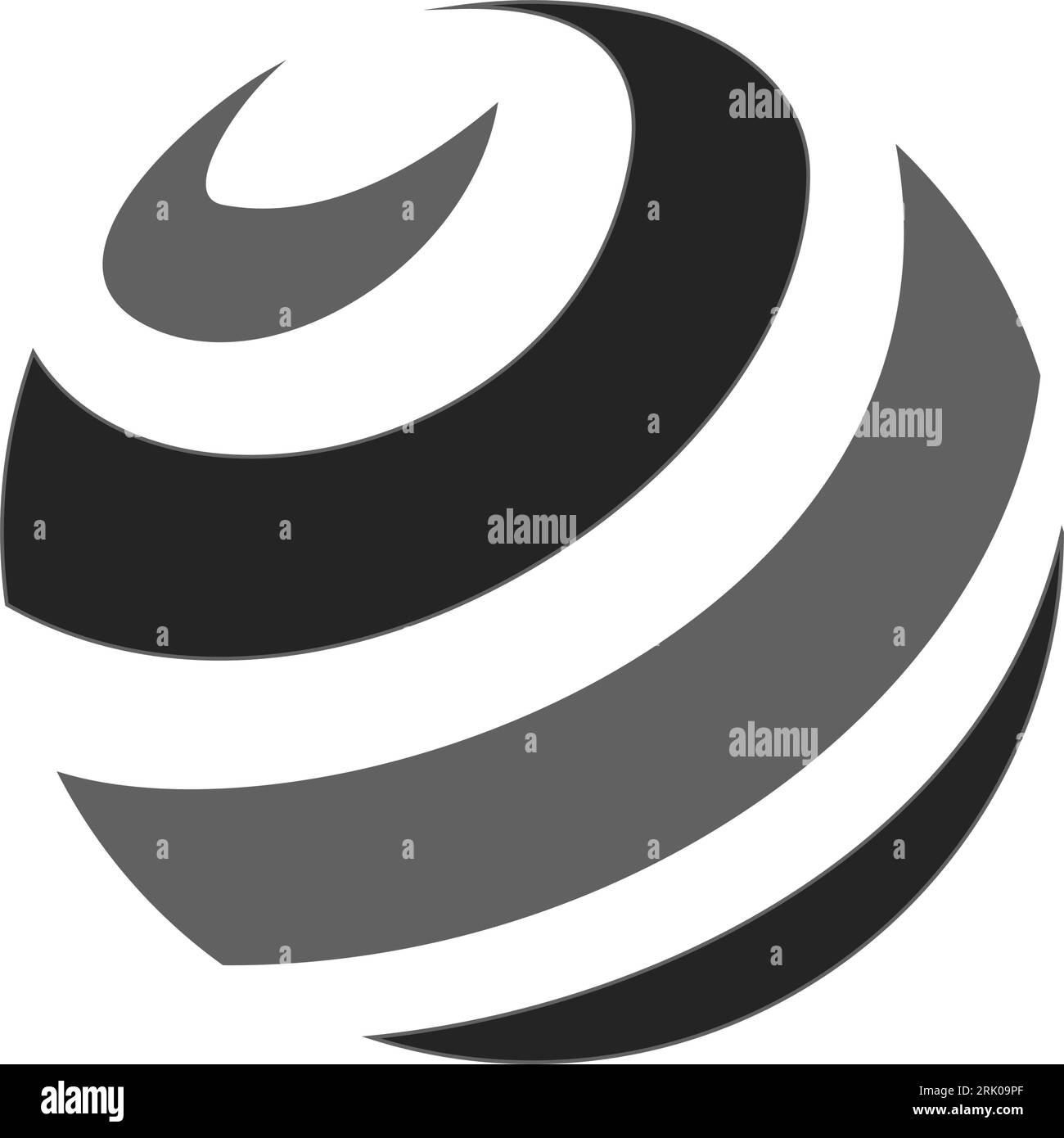 Globe map round earth logo vector image hi-res stock photography and ...