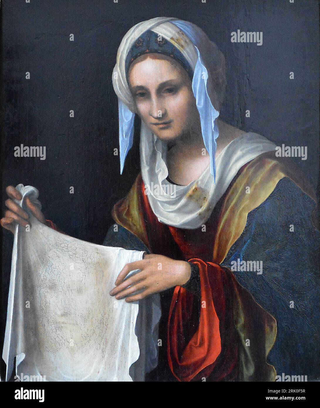 St. Veronica circa 1508 by Lorenzo Costa Stock Photo