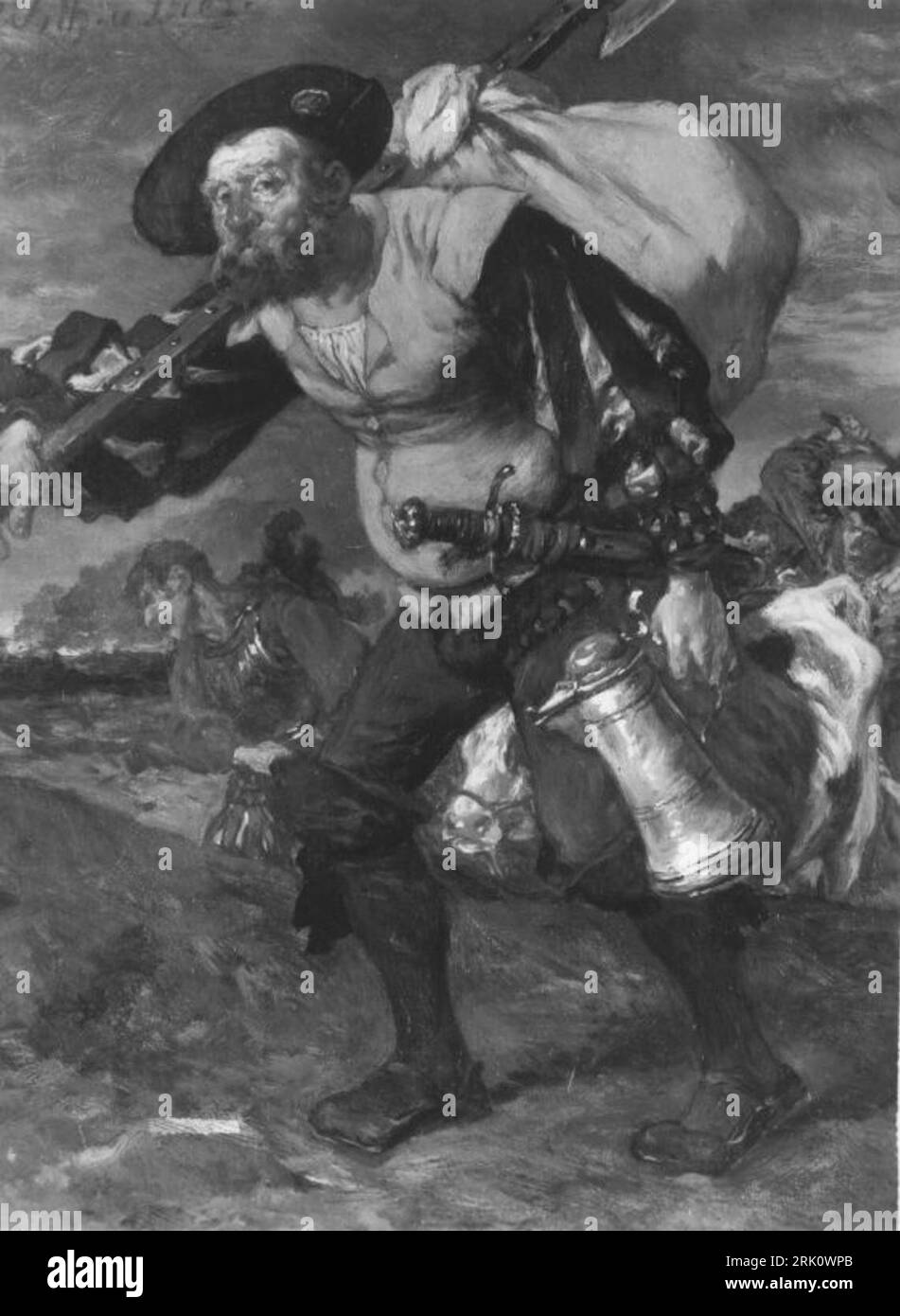 Gute Beute between circa 1890 and circa 1900 by Wilhelm von Diez Stock Photo