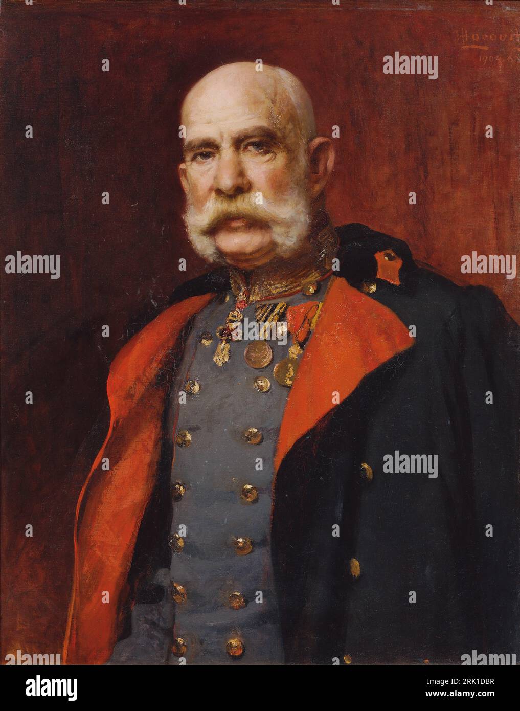 Emperor Franz Joseph of AustriaHungary between 1904 and 1906 by