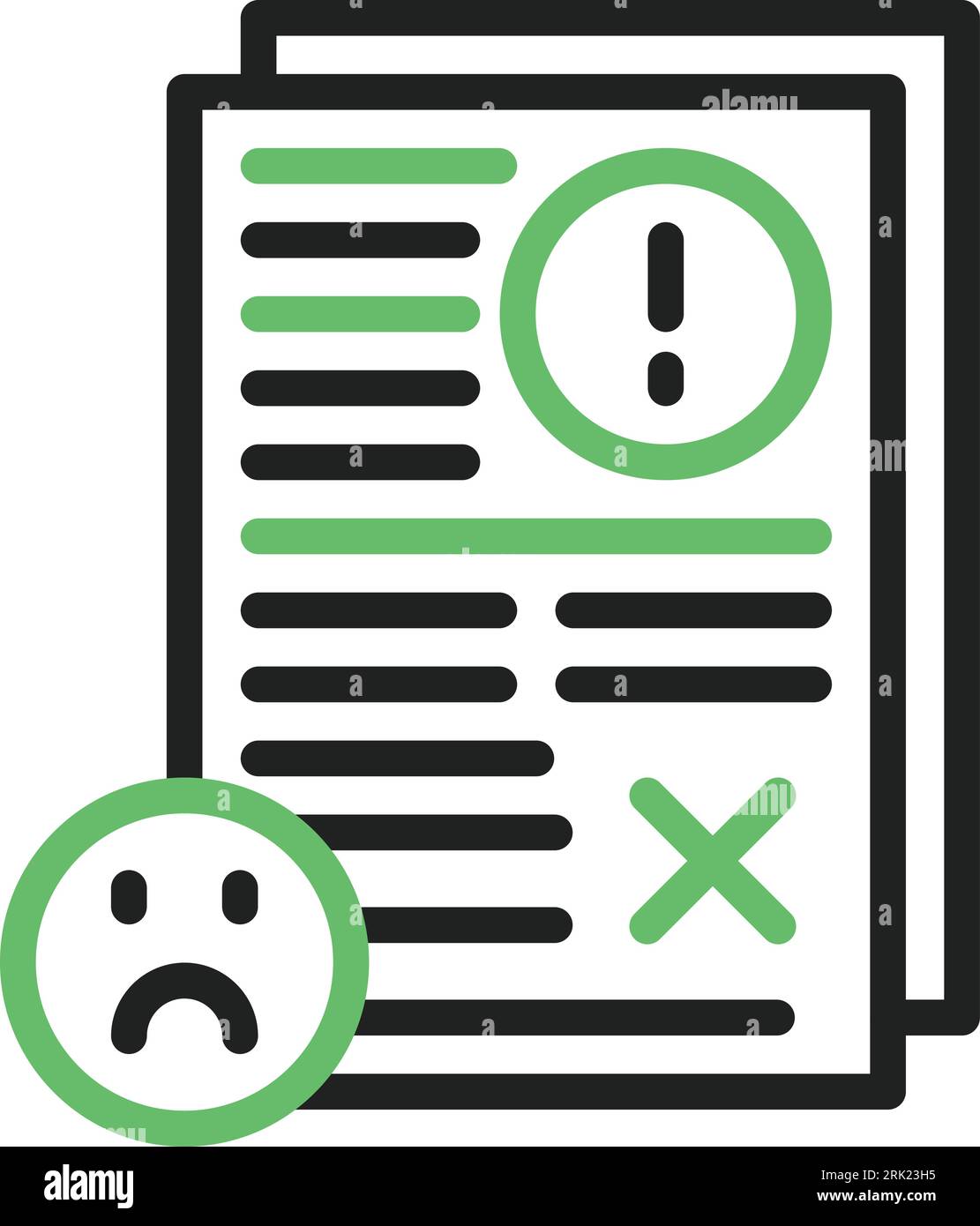 Bad Feedback Icon image. Suitable for mobile application. Stock Vector