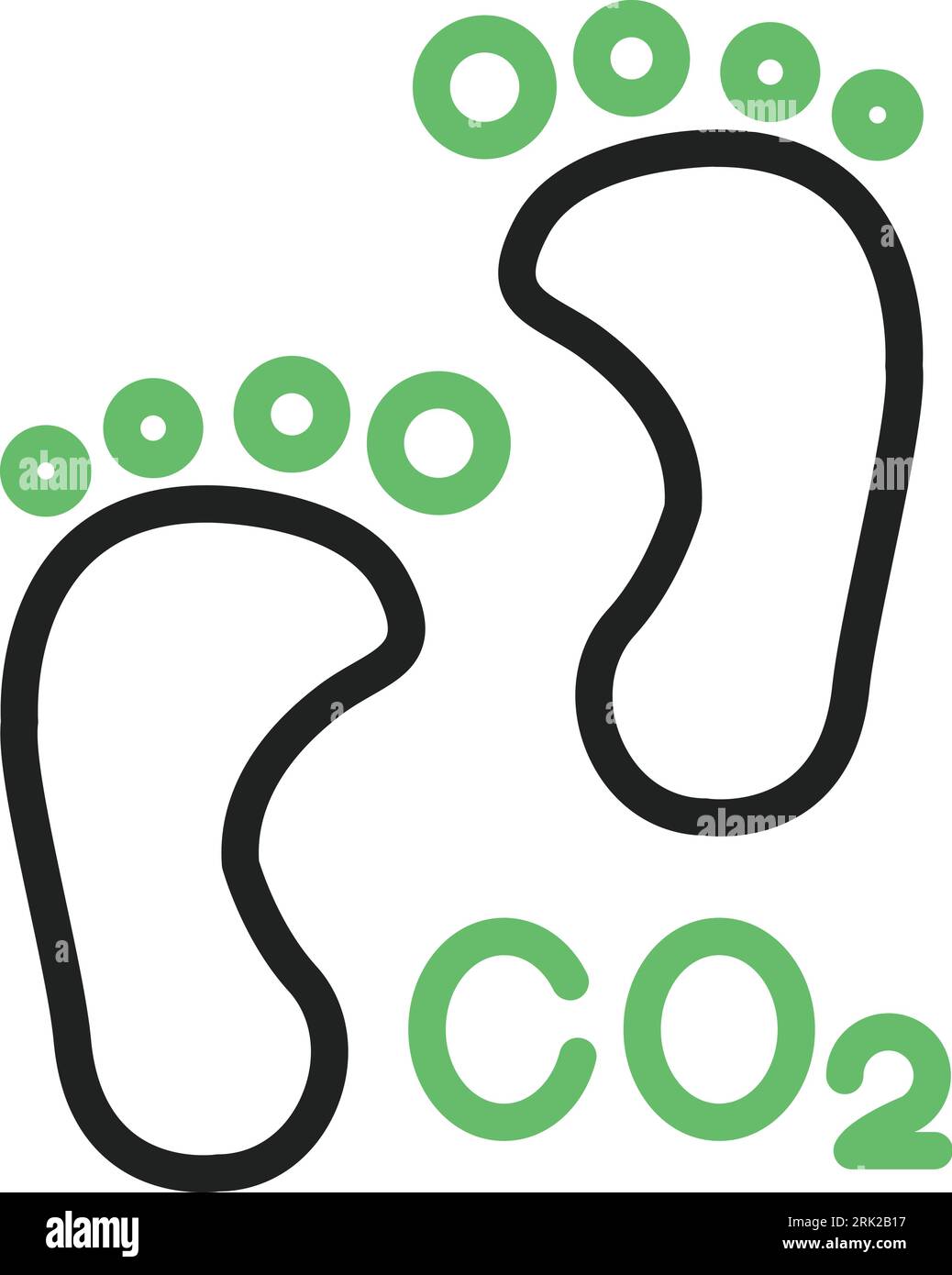 carbon-footprint-icon-image-stock-vector-image-art-alamy