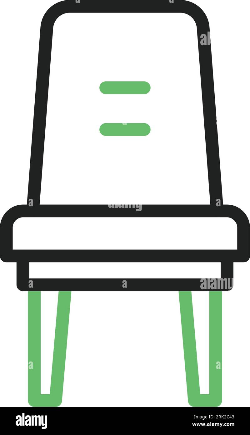 Chair Icon image. Suitable for mobile application. Stock Vector