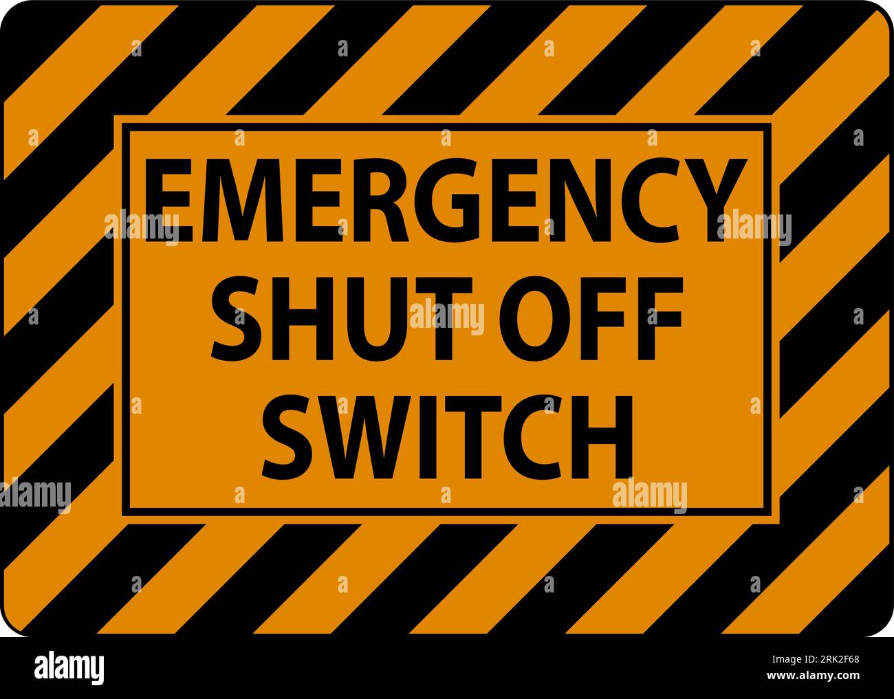 automatic-start-hazard-sign-emergency-shut-off-switch-stock-vector