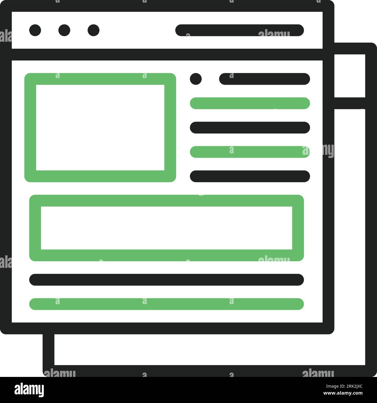 Content Icon image. Suitable for mobile application. Stock Vector