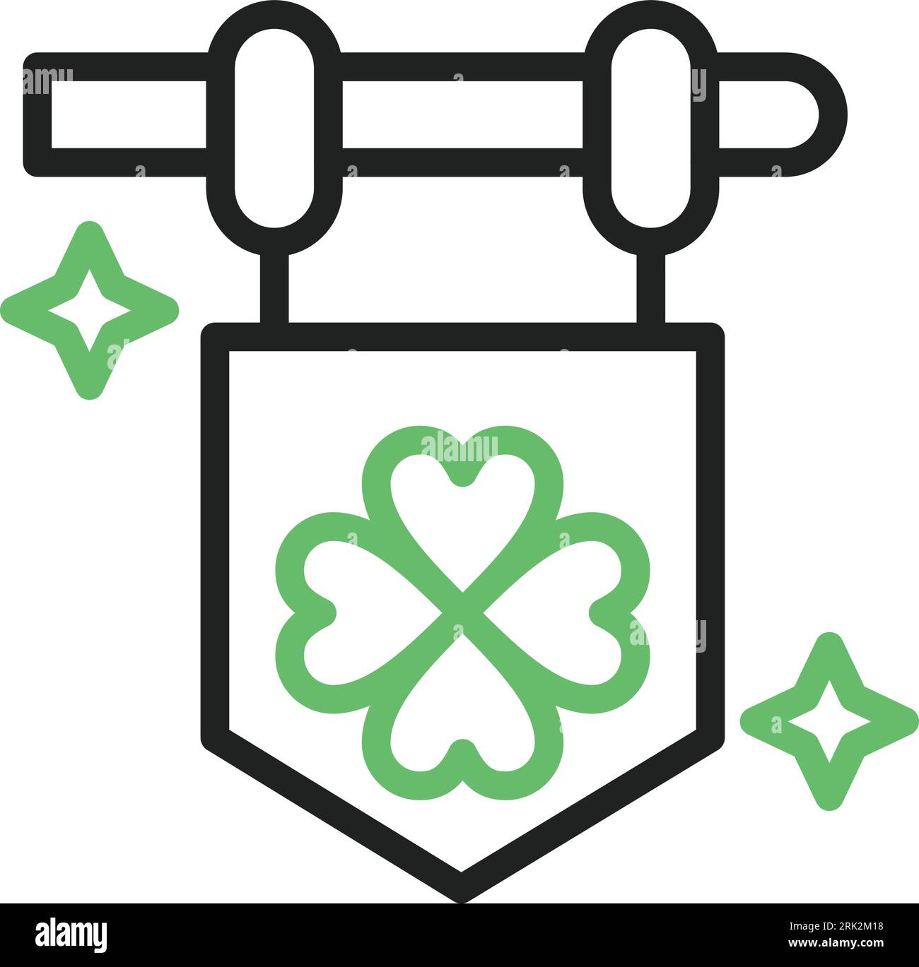 Clover Flag Icon Image Stock Vector Image & Art - Alamy