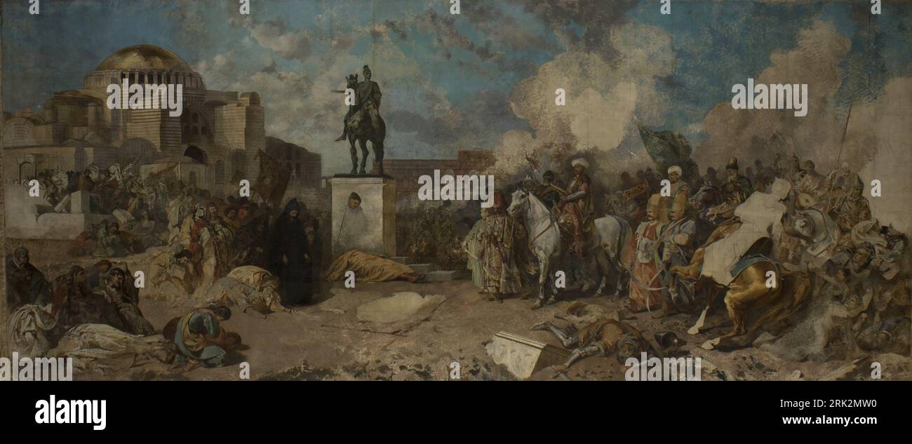Entry Of Sultan Mehmed Ii In Constantinople Between 1874 And 1884 By Entry Of Sultan Mehmed Ii In Constantinople Between 1874 And 1884 By