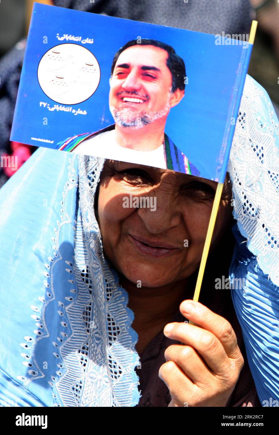 09 August 2009-Kabul, Afghanistan-Doc Abdullah Abdullah in his
