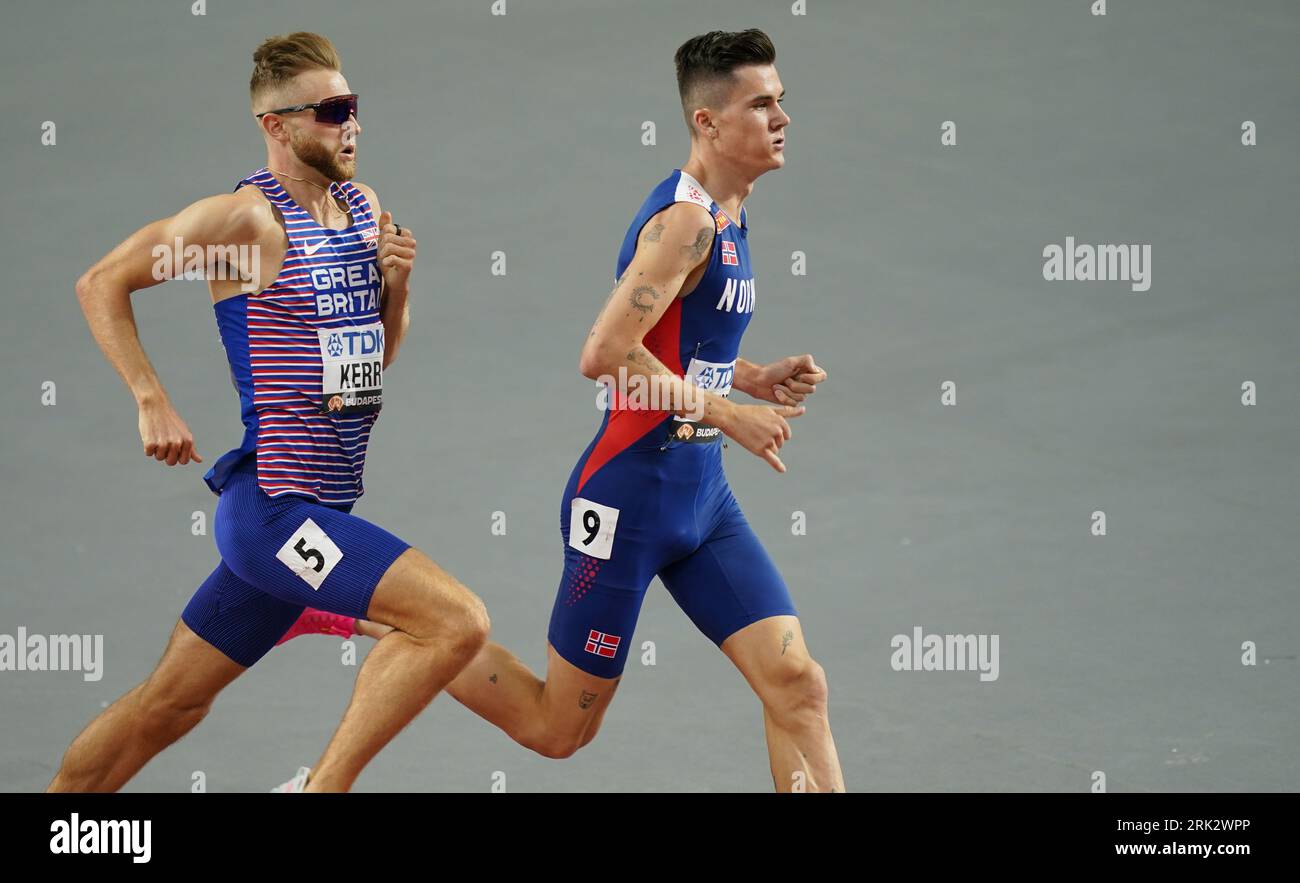 Budapest, Hungary. 23rd Aug, 2023. Athletics: World Championships, 1500