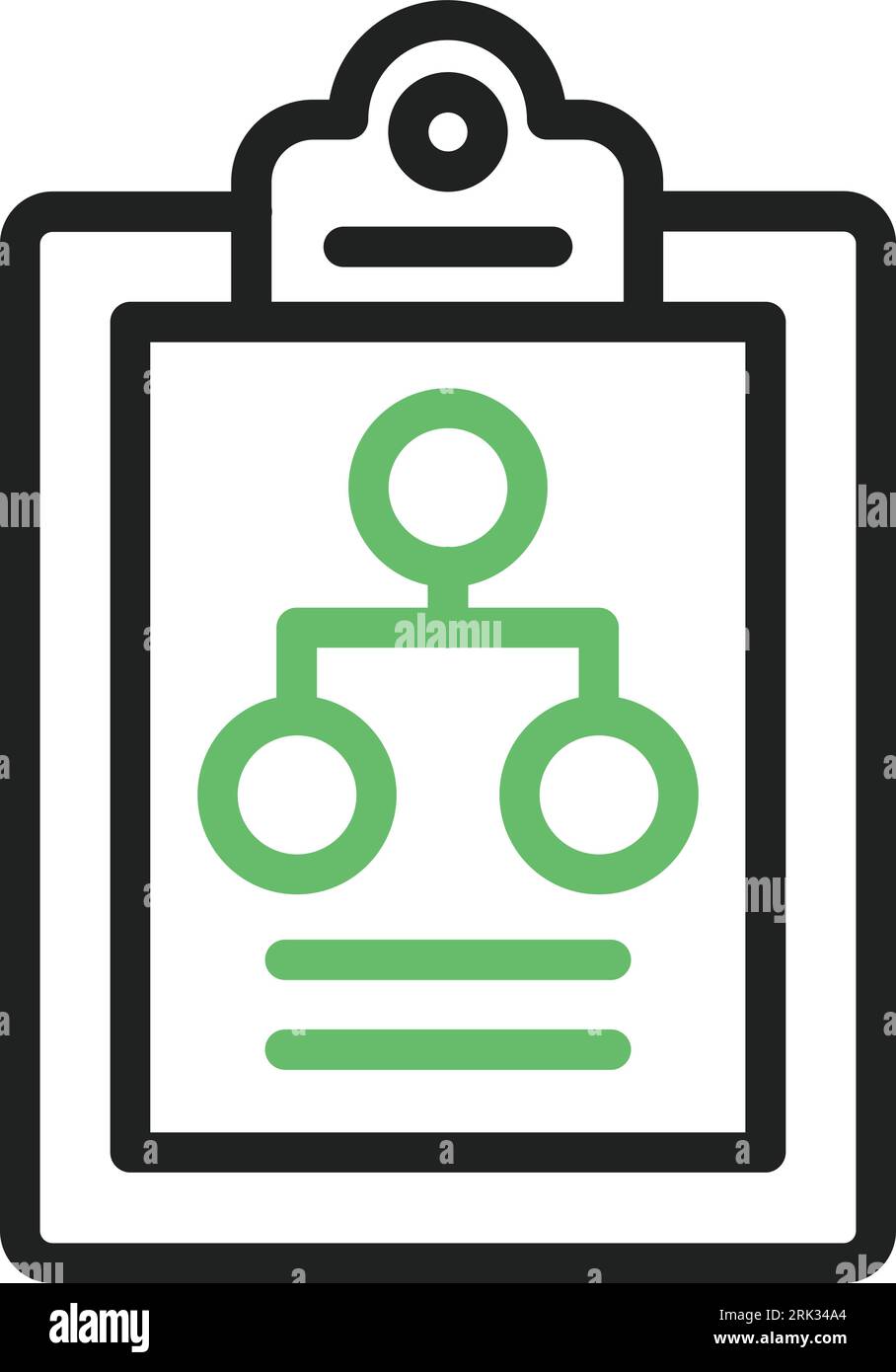 Flow Chart Icon image. Suitable for mobile application. Stock Vector