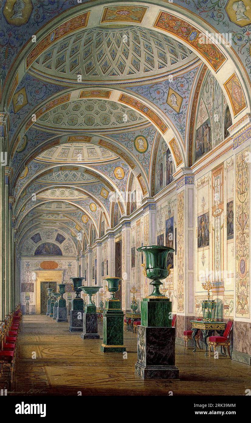 The Gallery of the History of Ancient Painting 1859 by Eduard Hau Stock ...