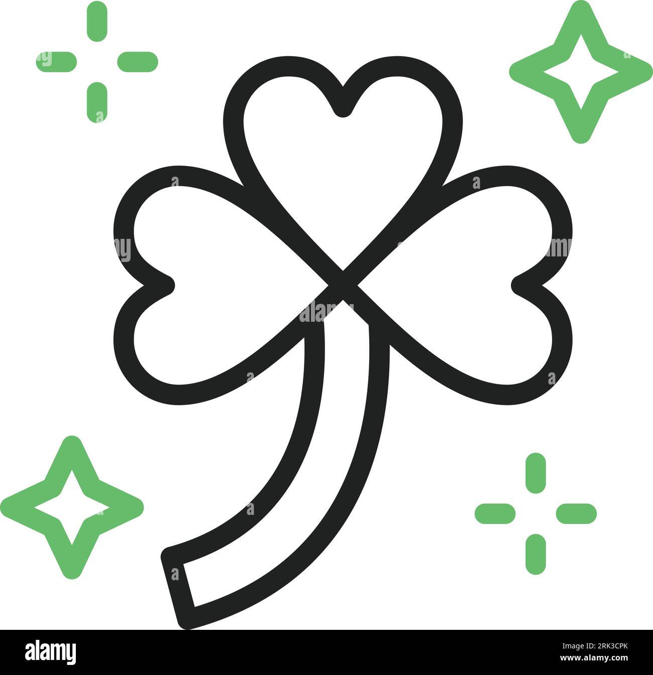 Irish Icon image. Suitable for mobile application. Stock Vector